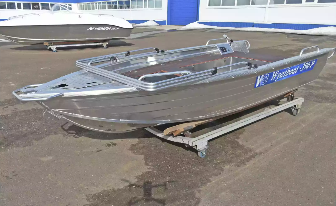 Алюминиевая лодка Wyatboat-390РМ в Обнинске