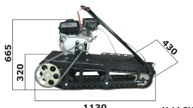 Мотобуксировщик XTREME-MOTORS "Конек-Горбунок" 6.5 л.с. в Обнинске
