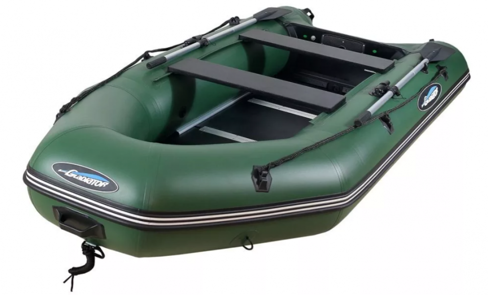 МОТОРНО-ГРЕБНАЯ ЛОДКА ПВХ GLADIATOR А 340 ТК С ФАНЕРНЫМ ПОЛОМ в Обнинске