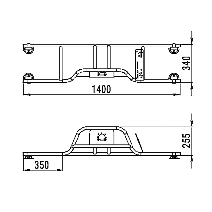 Стойка рулевая с бортовым креплением малая в Обнинске