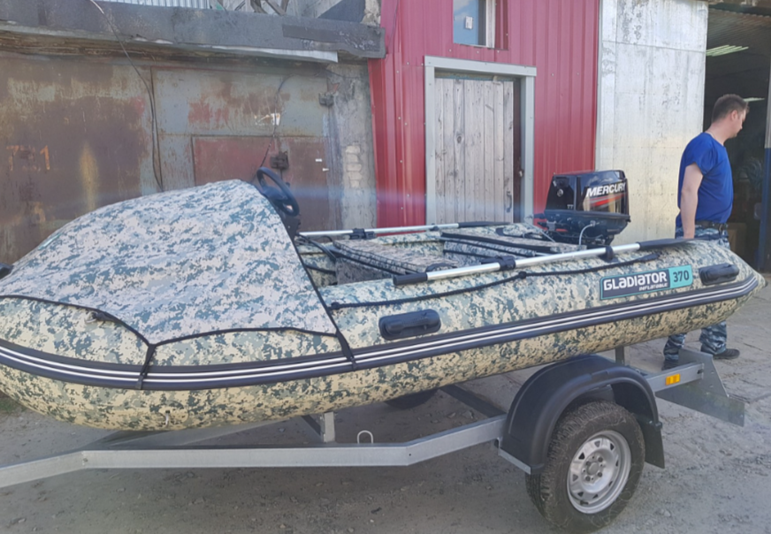 НАДУВНАЯ ЛОДКА GLADIATOR C370AL в Обнинске