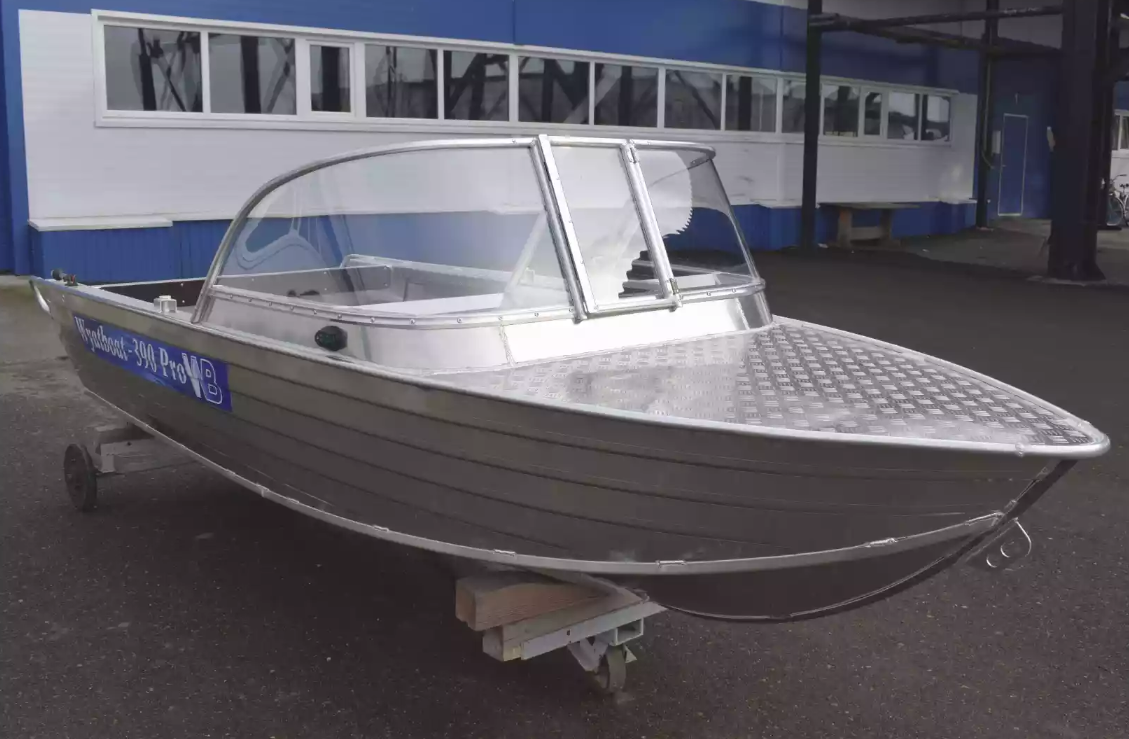Алюминиевая лодка Wyatboat-390 Pro в Обнинске