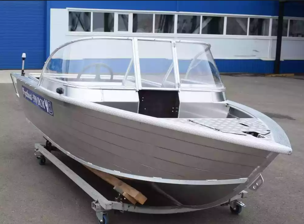 Алюминиевая лодка Wyatboat-390 DCM Увеличенный борт в Обнинске