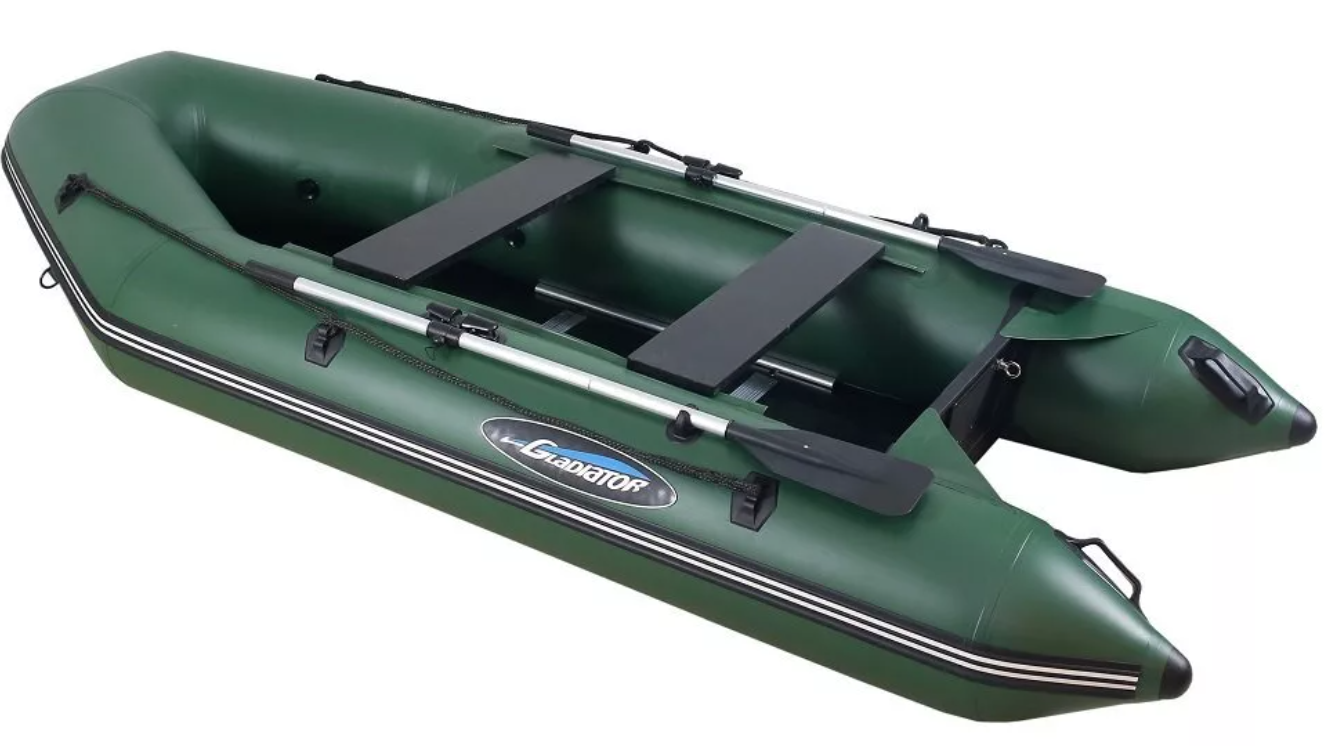 МОТОРНО-ГРЕБНАЯ ЛОДКА ПВХ GLADIATOR A 320 ТК С ФАНЕРНЫМ ПОЛОМ в Обнинске