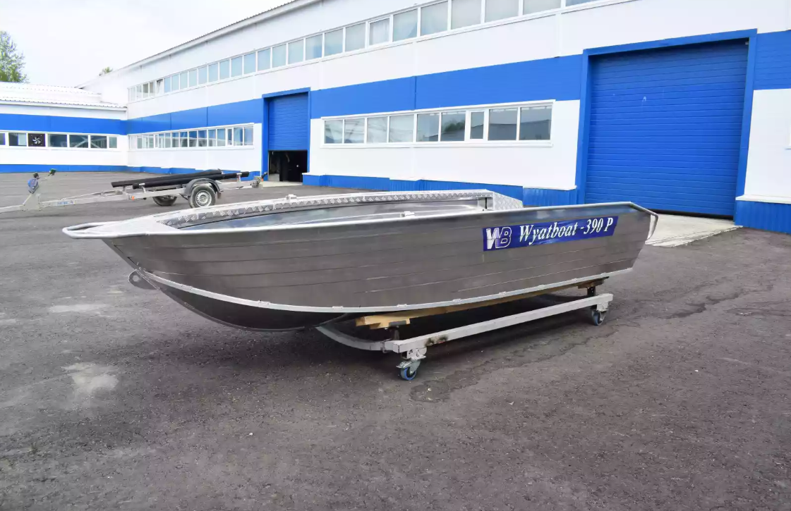 Алюминиевая лодка Wyatboat-390Р Увеличенный борт в Обнинске