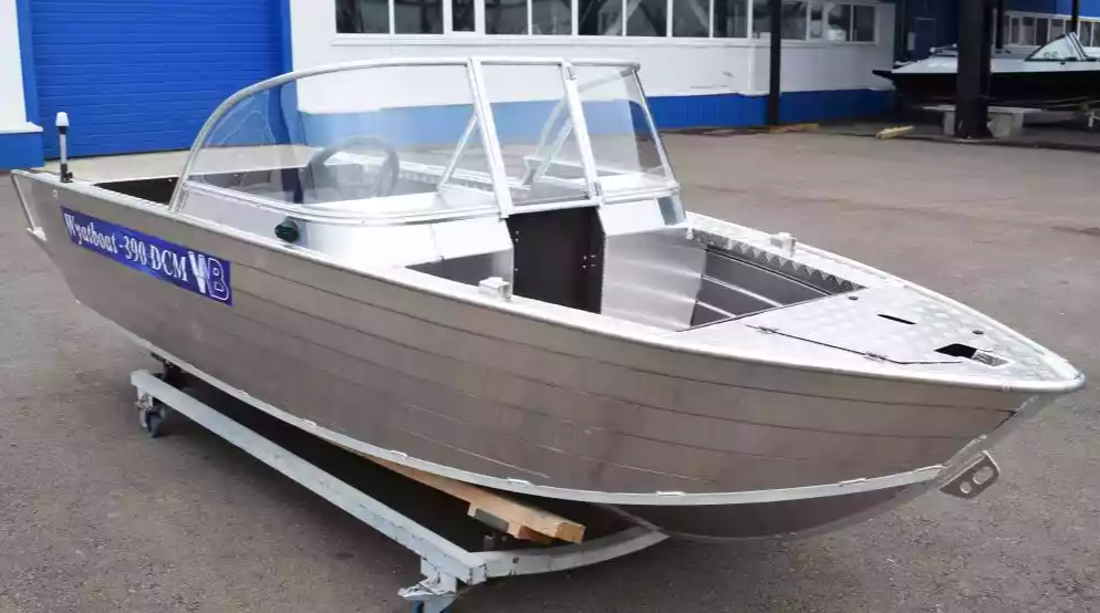 Алюминиевая лодка Wyatboat-390 DCM Увеличенный борт в Обнинске