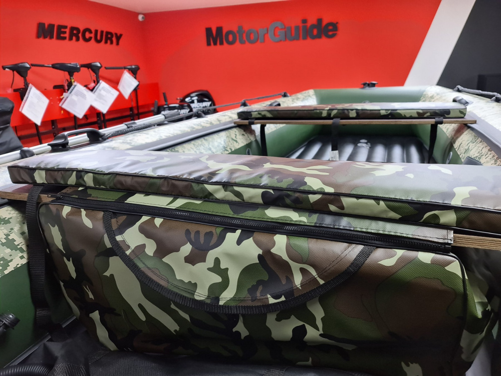 КОМПЛЕКТ МЯГКИХ НАКЛАДОК С СУМКОЙ ДЛЯ ЛОДОК 105Х20 КАМУФЛЯЖ в Обнинске