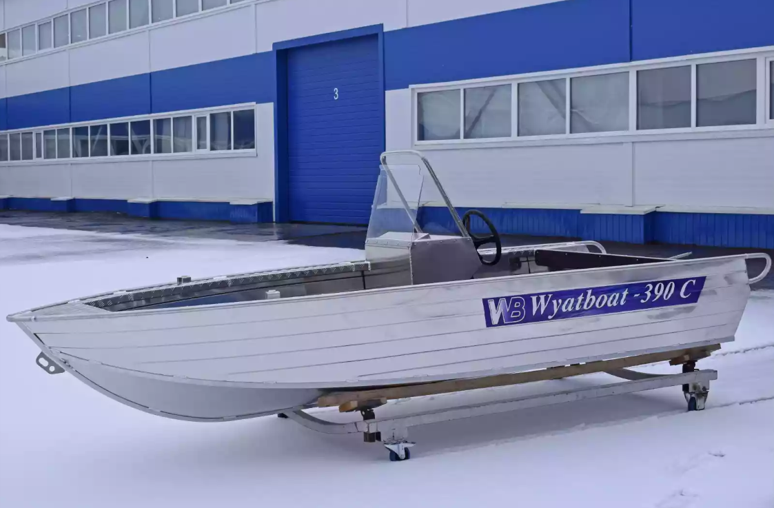 Алюминиевая лодка Wyatboat-390 C в Обнинске