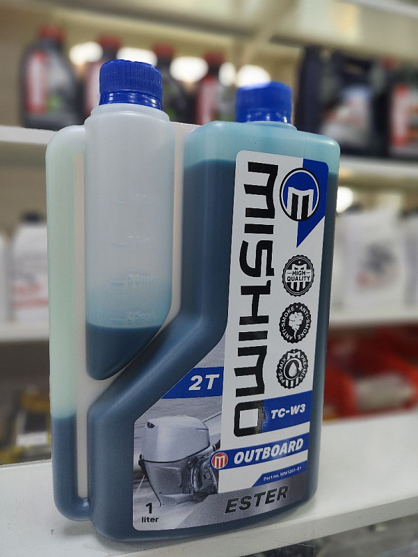 Масло MISHIMO 2T OUTBOARD (ESTER) полусинтетика 1 л в Обнинске