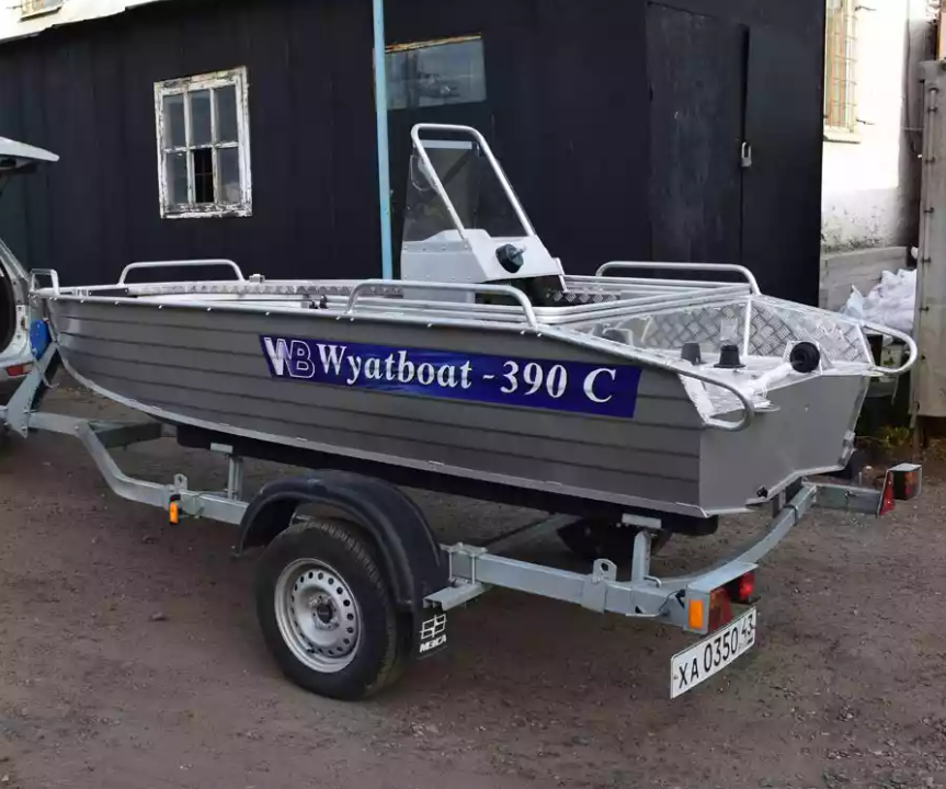 Алюминиевая лодка Wyatboat-390 C в Обнинске
