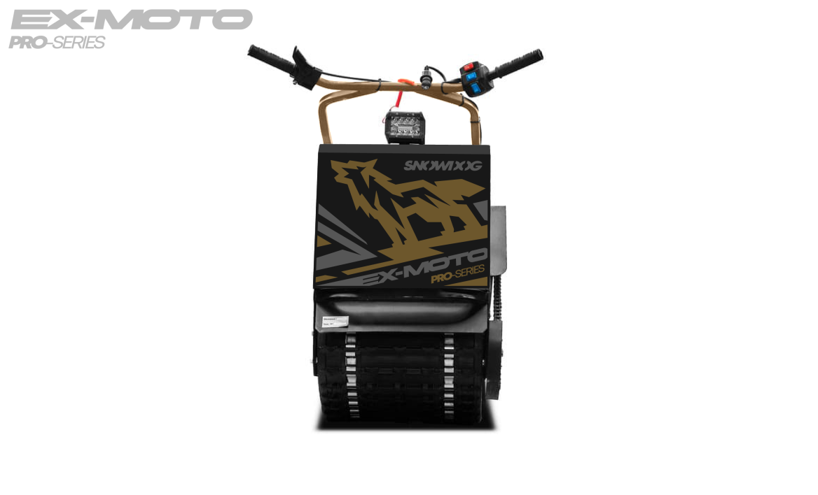 Мотобуксировщик EX-MOTO SNOWDOG S380 8л.с. в Обнинске