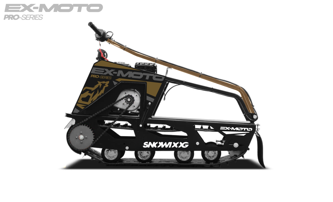 Мотобуксировщик EX-MOTO SNOWDOG S380 8л.с. в Обнинске