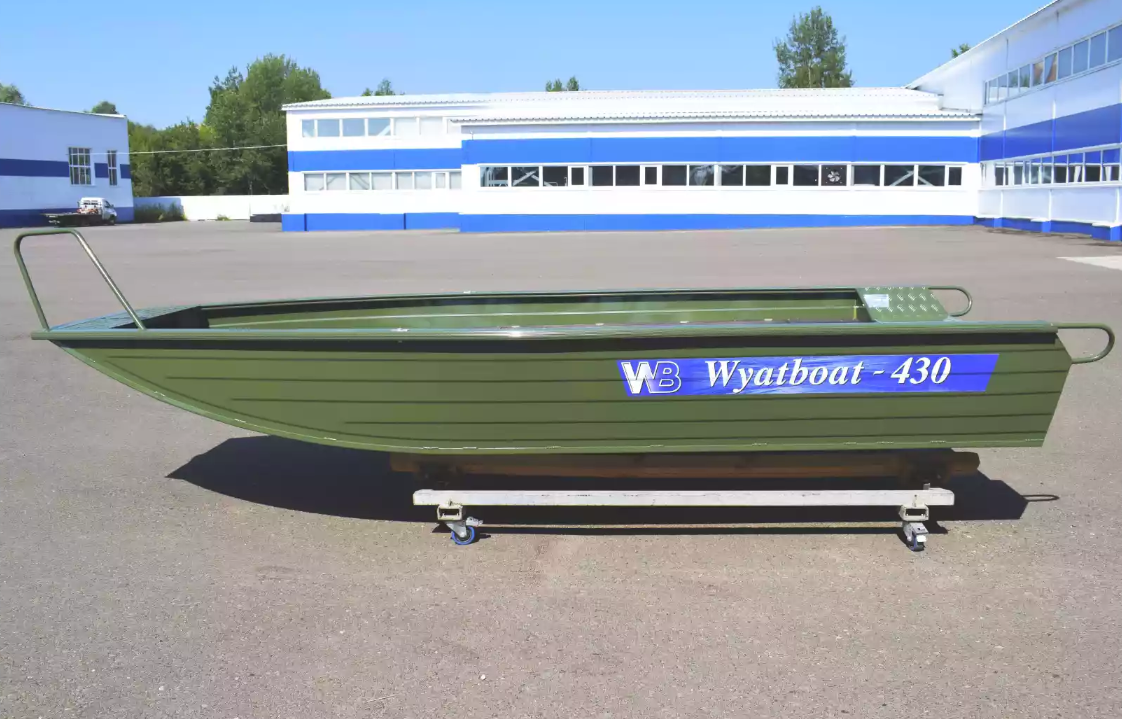Алюминиевая лодка  Wyatboat-430 Master Fish в Обнинске