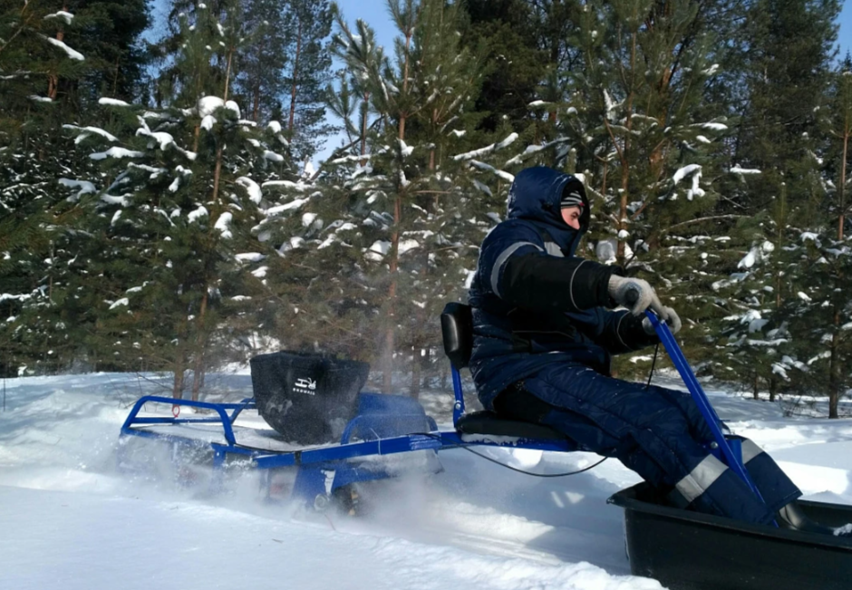 Мотобуксировщик толкач Альбатрос-XL8 с модулем. Без фары, тележки в Обнинске