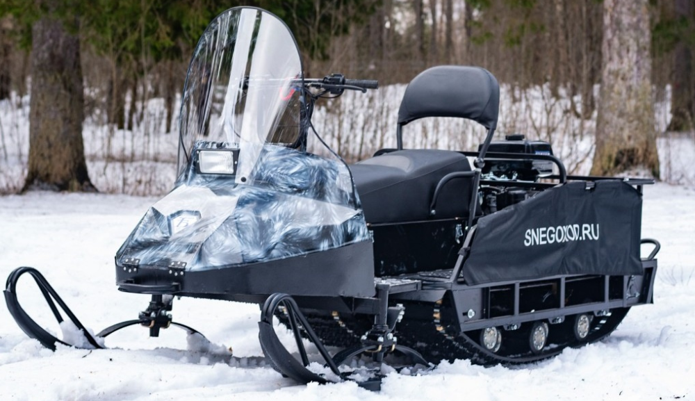 Миниснегоход Бурлак Егерь Экспедитор 18.5 л.с. , реверс, тормоз, капот белый в Обнинске