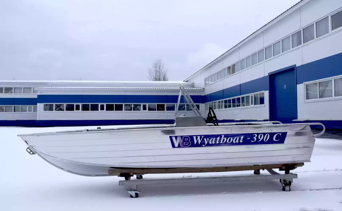 Алюминиевая лодка Wyatboat-390 C в Обнинске
