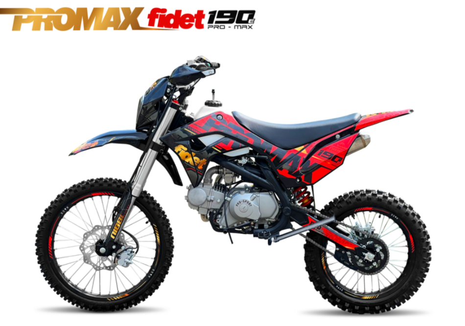 Мотоцикл (питбайк) PROMAX FIDET (ФАЙДЕТ) 190E MAX PRO LUX 19/16 в Обнинске