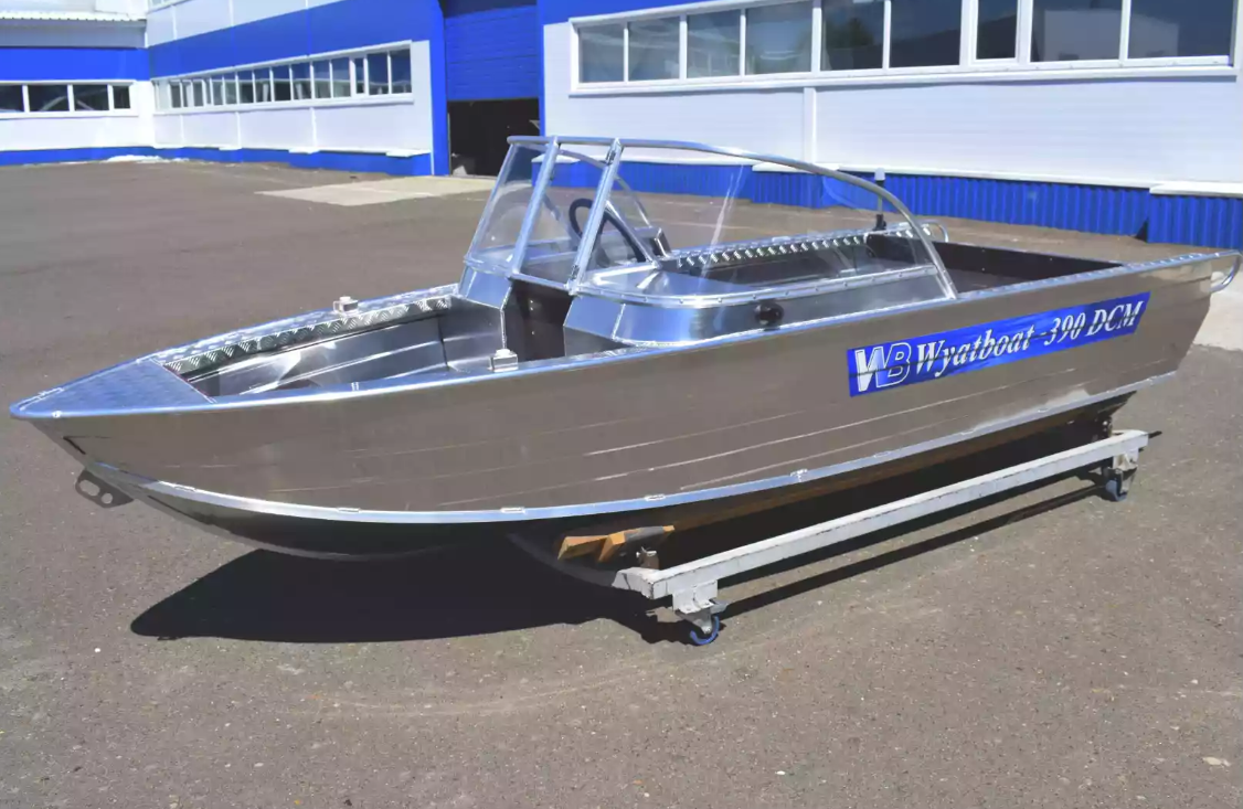 Алюминиевая лодка Wyatboat-390 DCM в Обнинске