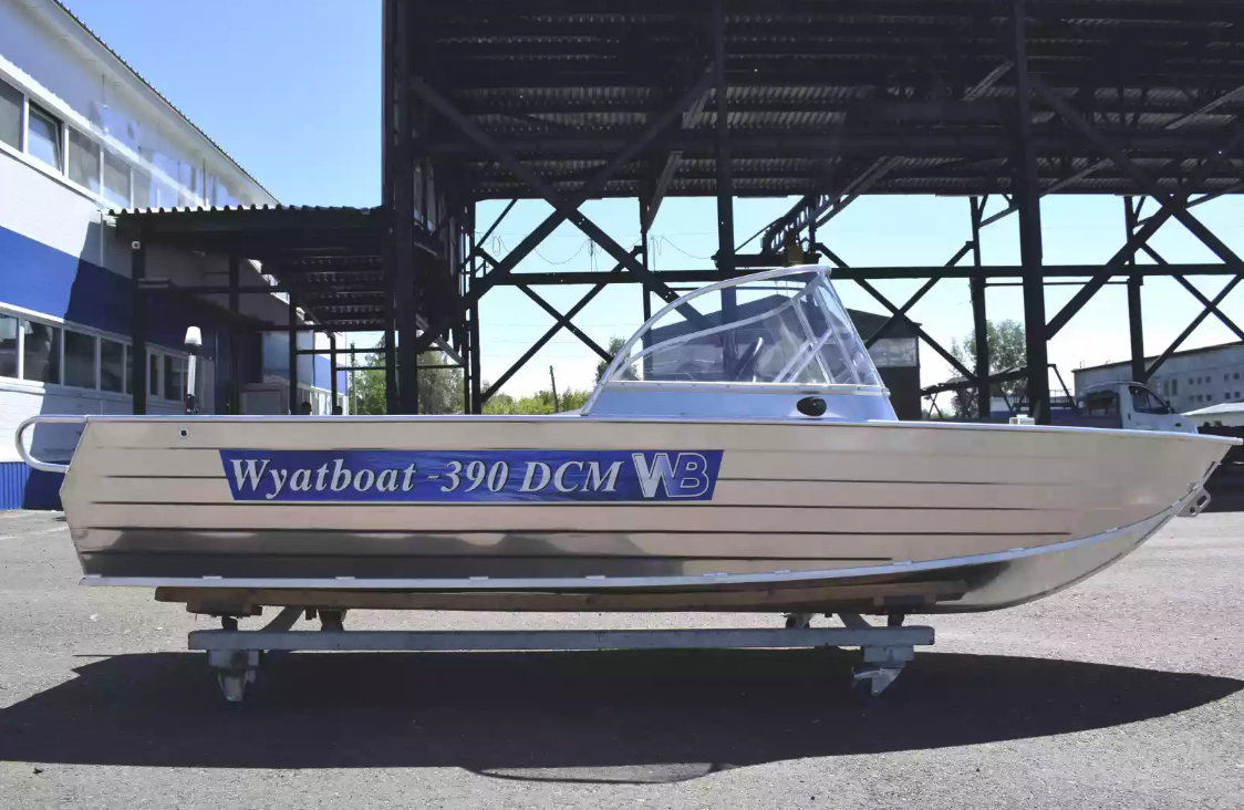 Алюминиевая лодка Wyatboat-390 DCM в Обнинске