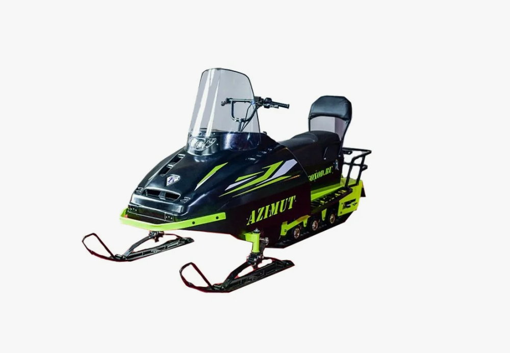 Миниснегоход Бурлак Азимут 20 л.с. , эл.запуск, реверс, тормоз гидравл, капот черный в Обнинске