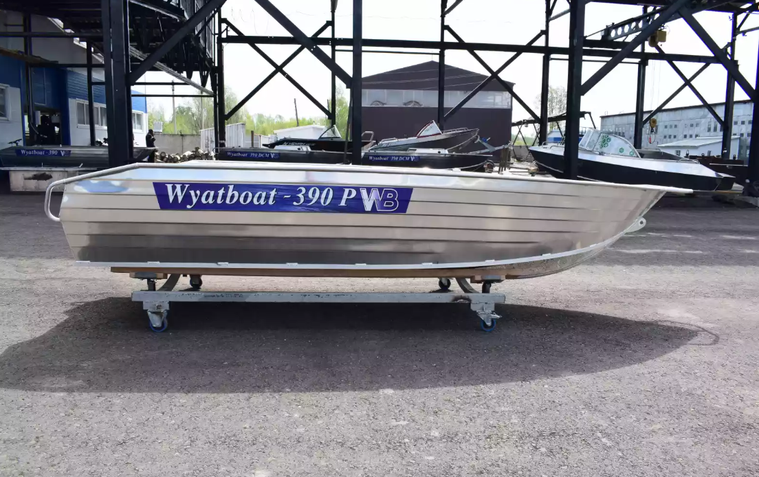 Алюминиевая лодка Wyatboat-390Р Увеличенный борт в Обнинске
