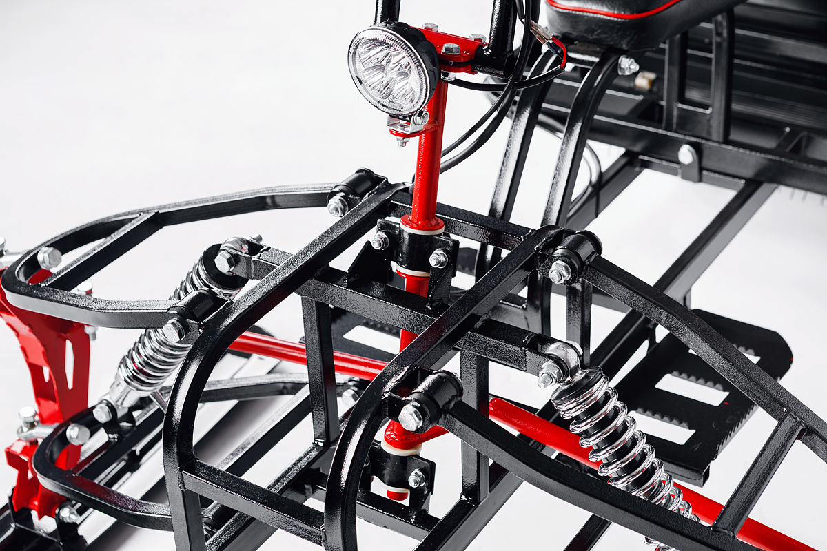 Лыжный модуль IKUDZO с подогревом ручек пластиковые лыжи в Обнинске