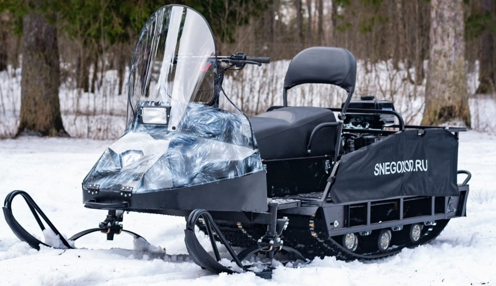 Миниснегоход Бурлак Егерь Экспедитор 18.5 л.с. , реверс, тормоз, капот белый в Обнинске