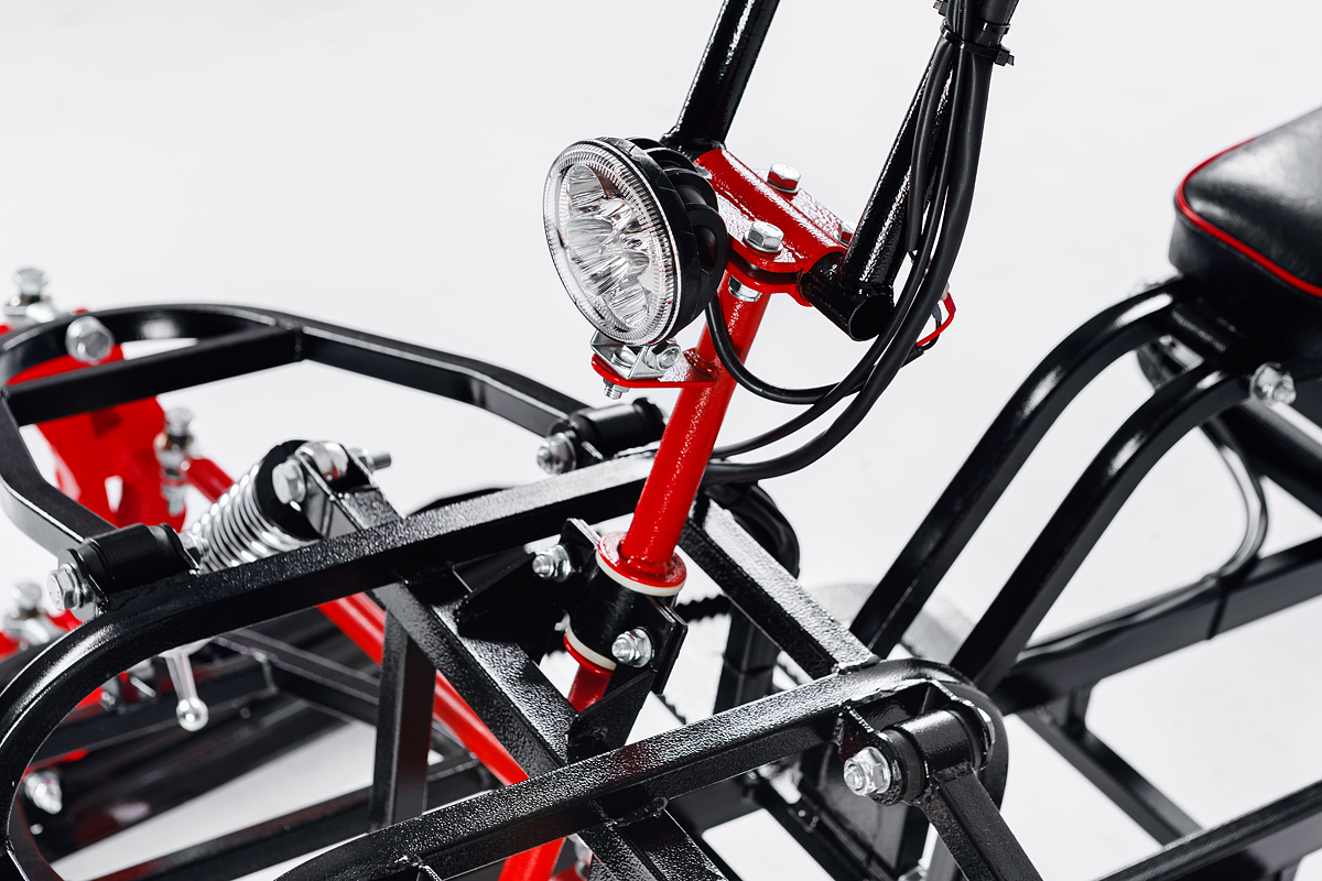 Лыжный модуль IKUDZO с подогревом ручек пластиковые лыжи в Обнинске