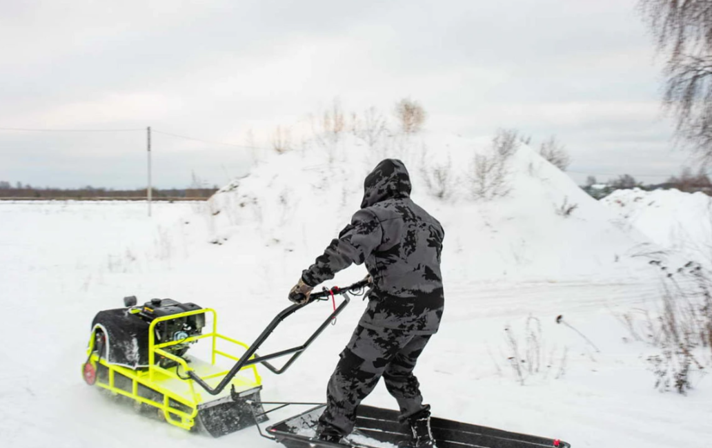 Мотобуксировщик Бурлак ХОЗЯИН-1 (капот металл) в Обнинске