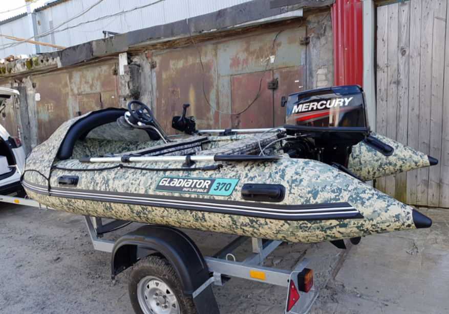 НАДУВНАЯ ЛОДКА GLADIATOR C370AL в Обнинске