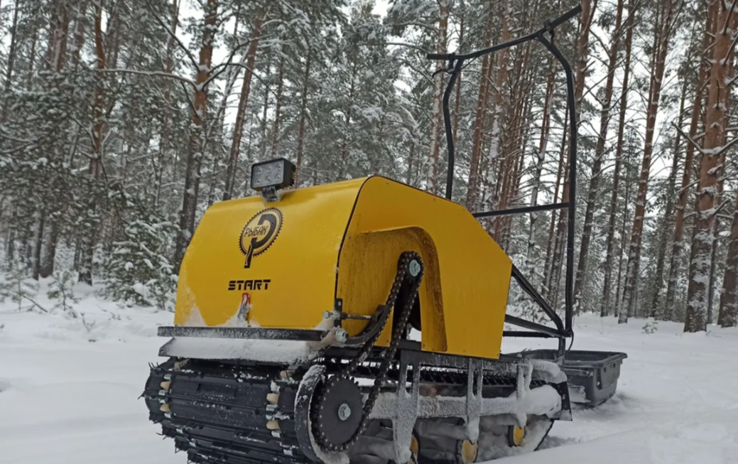 Мотобуксировщик РЫБАК СТАРТ Lifan 15 л.с. (металлический капот) в Обнинске