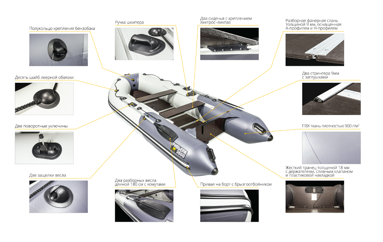 Лодка Ривьера Компакт 3600 СК в Обнинске