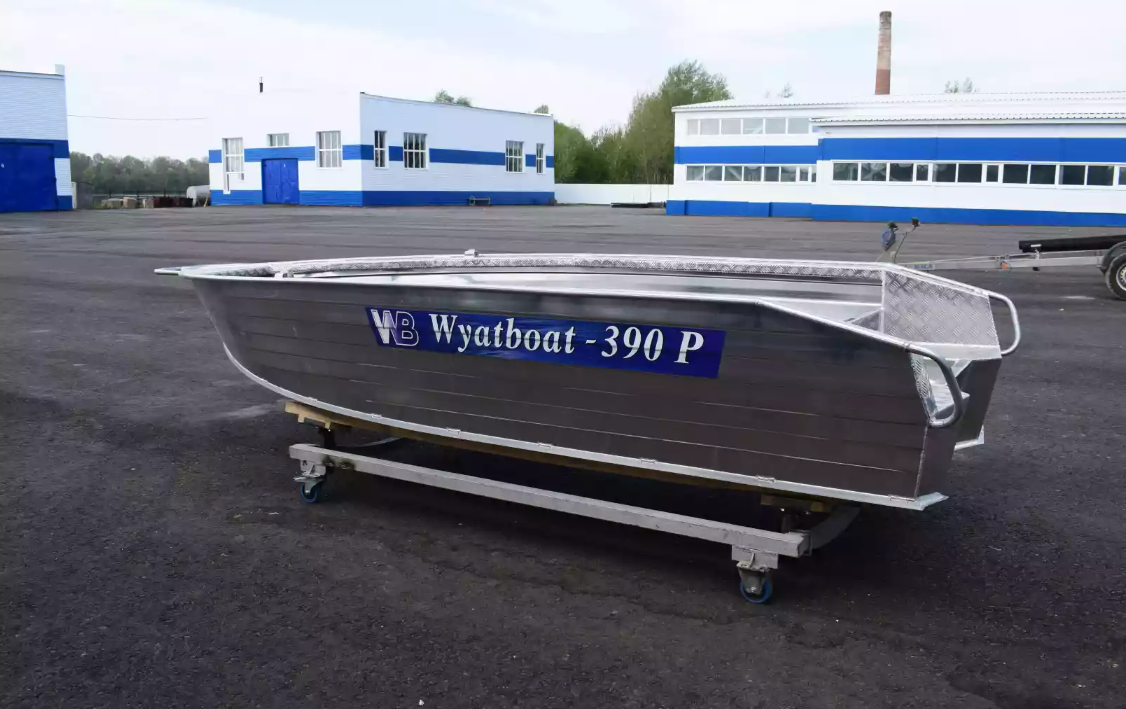 Алюминиевая лодка Wyatboat-390Р Увеличенный борт в Обнинске