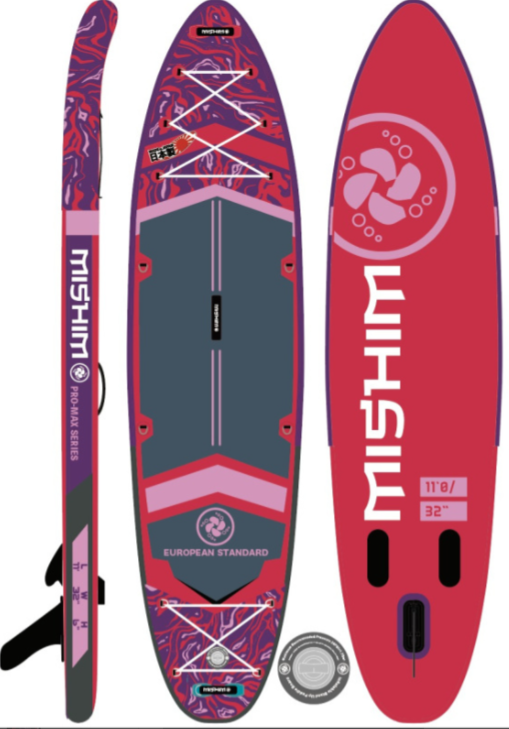SUP (САП) Доска MISHIMO PRO-MAX Viva Magenta 10.6’ (320см) в Обнинске