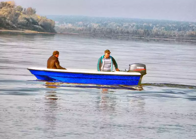 Стеклопластиковая лодка Wyatboat 430 тримаран в Обнинске
