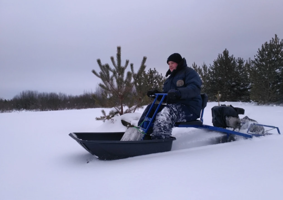 Мотобуксировщик толкач Альбатрос-XL8 с модулем. Без фары, тележки в Обнинске