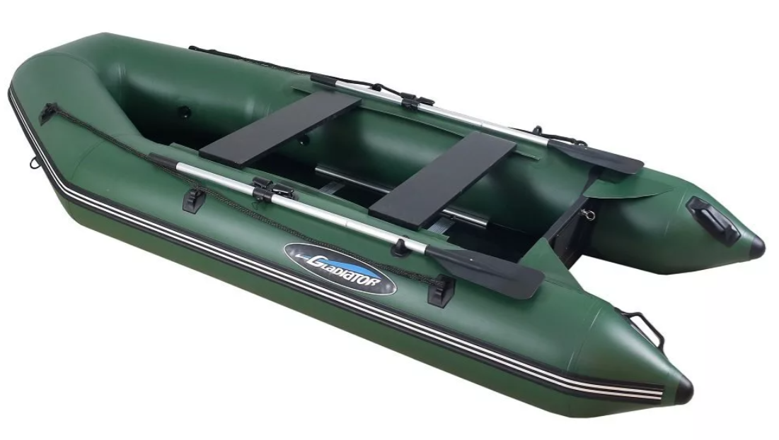 МОТОРНО-ГРЕБНАЯ ЛОДКА ПВХ GLADIATOR А 340 ТК С ФАНЕРНЫМ ПОЛОМ в Обнинске