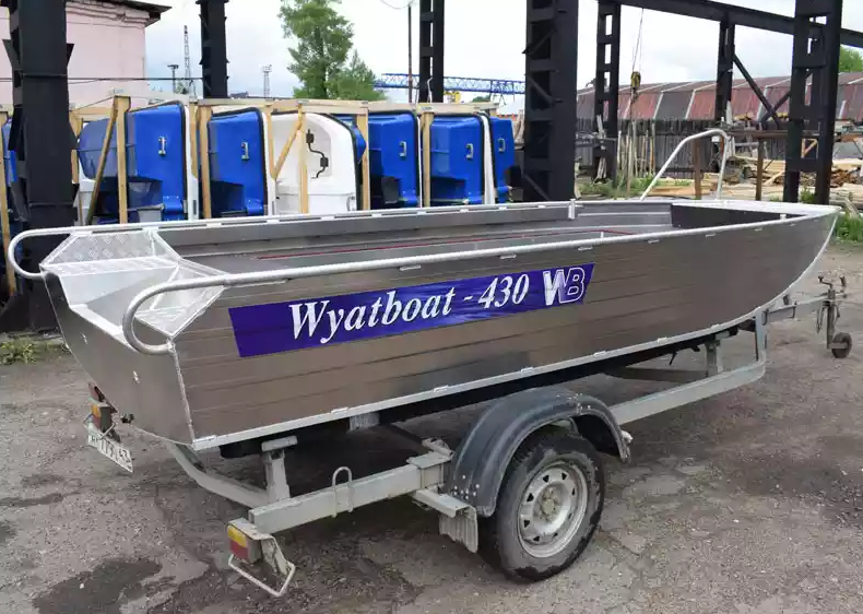 Алюминиевая лодка  Wyatboat-430 Master в Обнинске