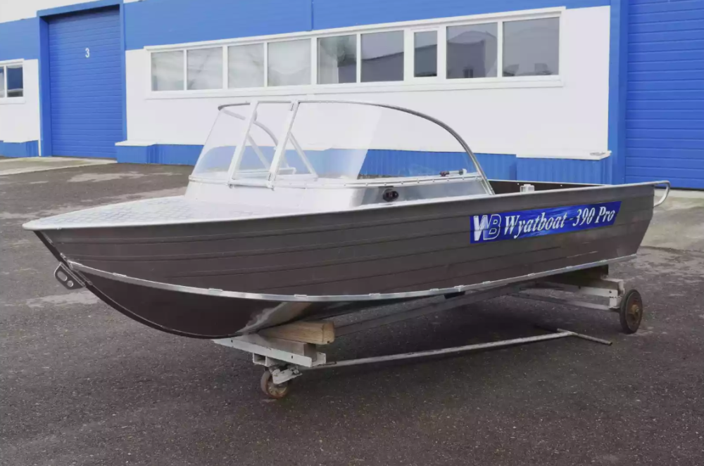 Алюминиевая лодка Wyatboat-390 Pro в Обнинске