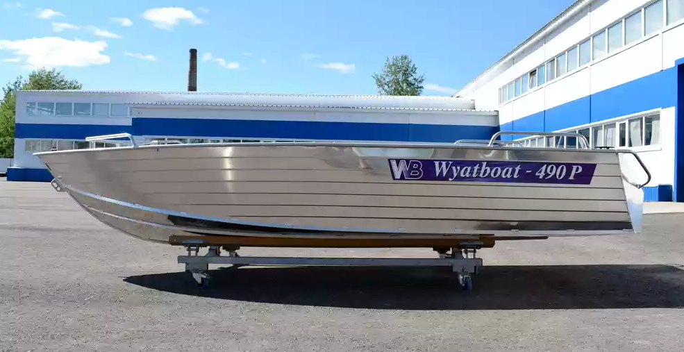 Алюминиевая лодка Wyatboat-490 P в Обнинске