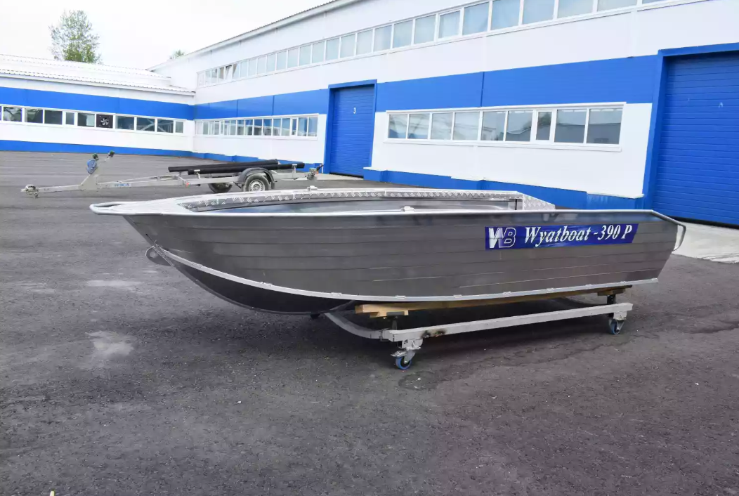 Алюминиевая лодка Wyatboat-390Р Увеличенный борт в Обнинске