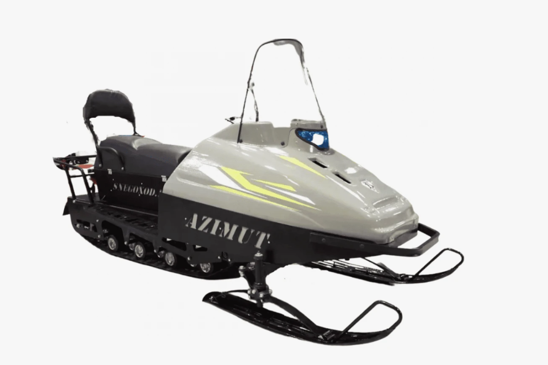 Миниснегоход Бурлак Азимут 20 л.с. , эл.запуск, реверс, тормоз гидравл, капот серый в Обнинске