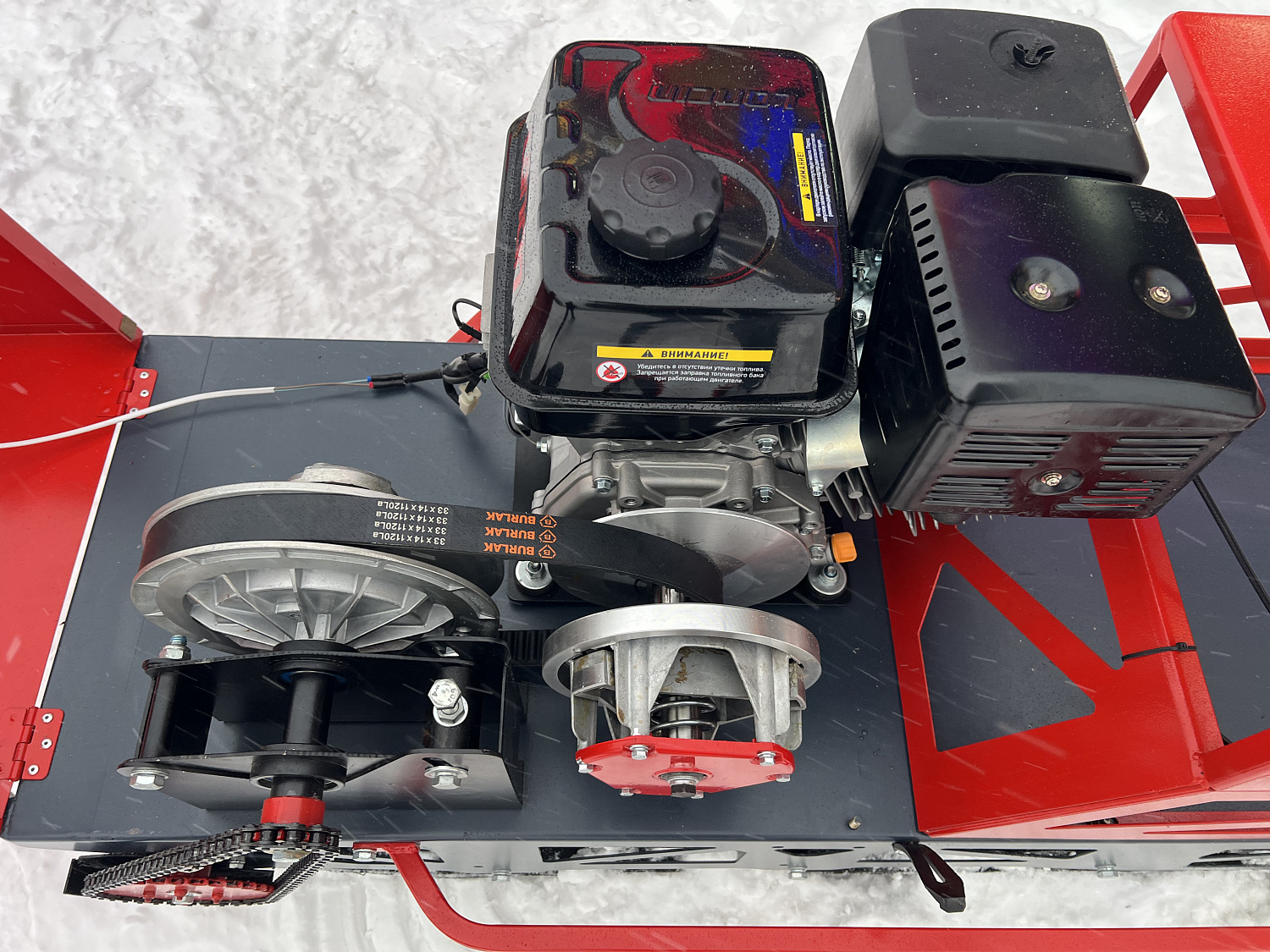 Мотобуксировщик EX-MOTO SNOWDOG S500 15л.с в Обнинске