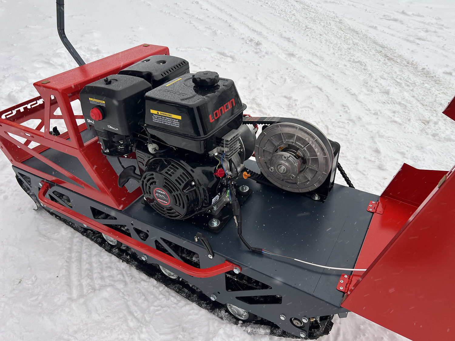 Мотобуксировщик EX-MOTO SNOWDOG S500 15л.с в Обнинске