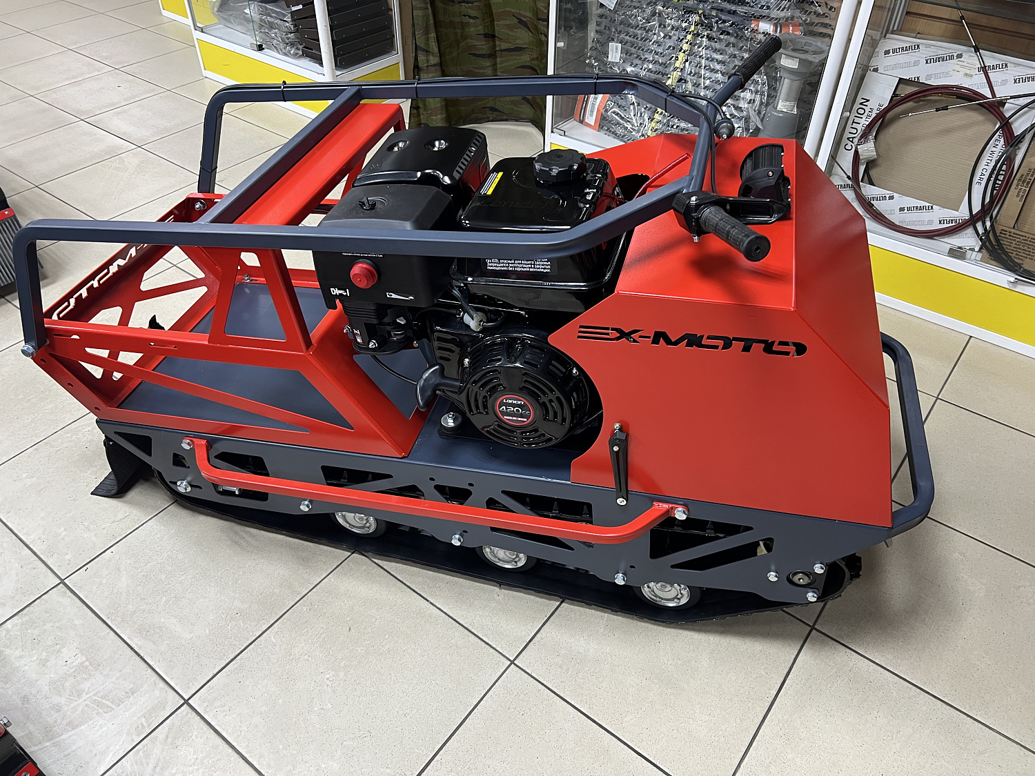 Мотобуксировщик EX-MOTO SNOWDOG S500 15л.с в Обнинске