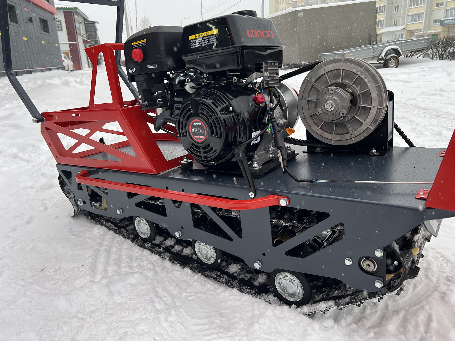 Мотобуксировщик EX-MOTO SNOWDOG S500 15л.с в Обнинске