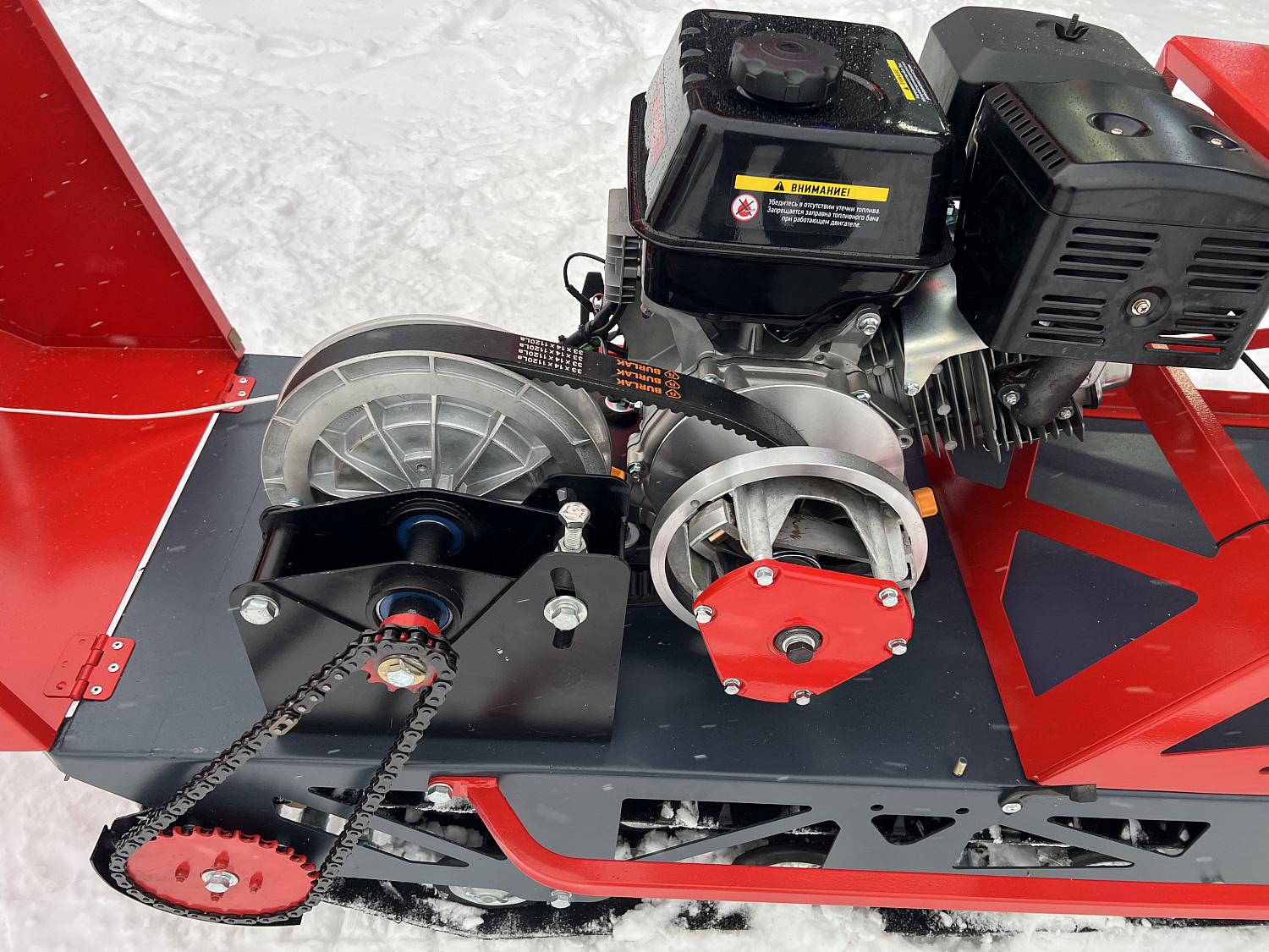 Мотобуксировщик EX-MOTO SNOWDOG S500 15л.с в Обнинске