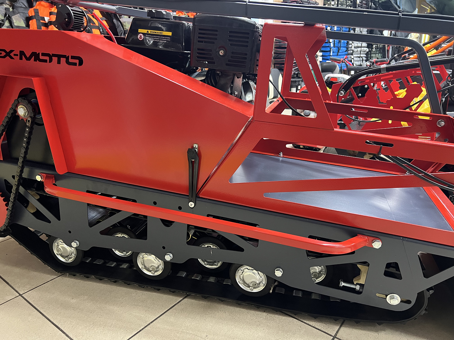 Мотобуксировщик EX-MOTO SNOWDOG S500 15л.с в Обнинске