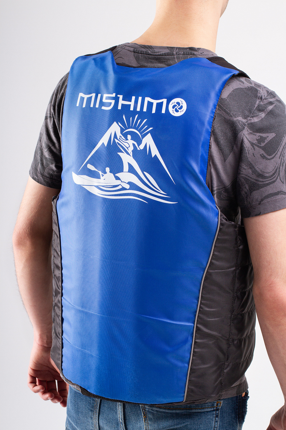 Жилет спасательный MISHIMO PRO Премиум качества Черно-синий в Обнинске