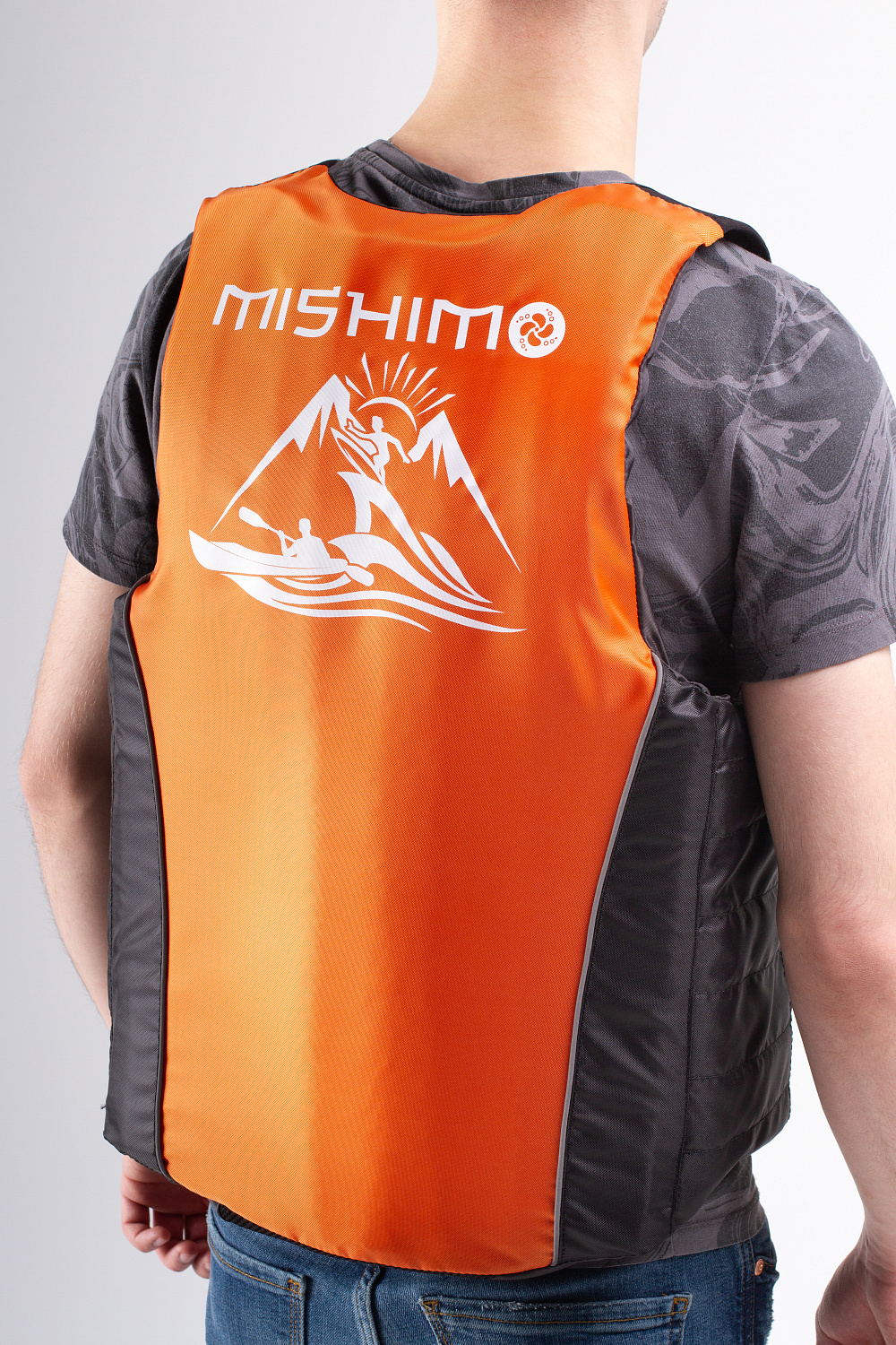 Жилет спасательный MISHIMO PRO Премиум качества Черно-оранжевый в Обнинске